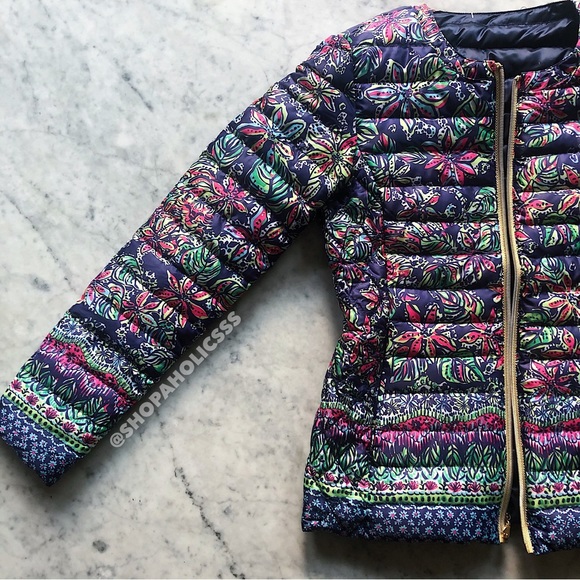 LILLY PULITZER Lilah Printed Reversible Jacket NWT - Picture 6 of 15
